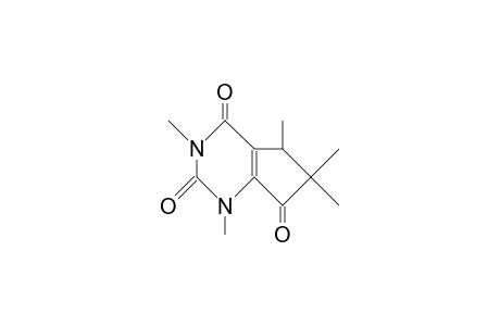 6,7-Dihydro-1,3,5,6,6-pentamethyl-1H-cyclopenta-pyrimidine-2,4,7(3H,5H)-trione