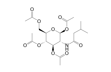.beta.-D-Glucopyranose, 2-deoxy-2-[(3-methyl-1-oxobutyl)amino]-, 1,3,4,6-tetraacetate