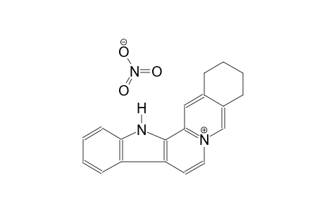 3,4,5,6,14,15,20,21-octadehydroyohimban-4-ium nitrate