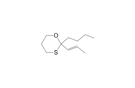 2-(1-Propenyl)-2-n-butyl-1,3-oxathiane
