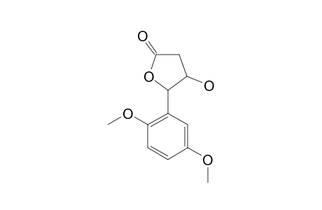 REL-(4R,5R)-2,3,4,5-TETRAHYDRO-4-HYDROXY-5-(2',5'-DIMETHOXYPHENYL)-FURAN-2-ONE