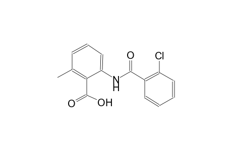 2-[(2-chlorobenzoyl)amino]-6-methylbenzoic acid
