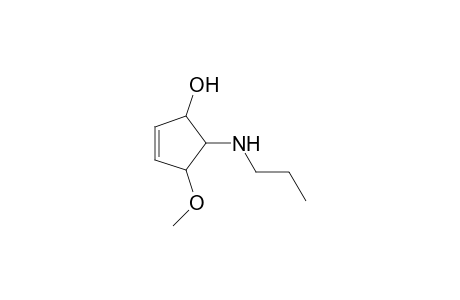 4-(N-Propylamino)-5-methoxycyclopenten-3-ol
