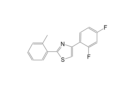 4-(2,4-difluorophenyl)-2-(2-methylphenyl)-1,3-thiazole