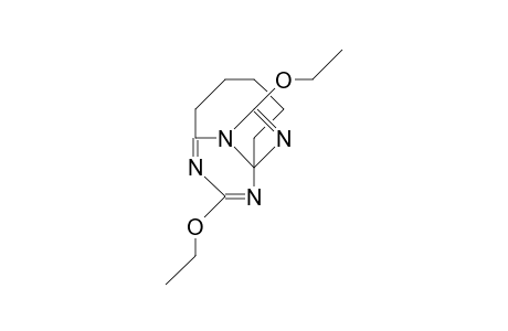 9,12-Diethoxy-8,10,11,13-tetraaza-tricyclo(5.3.3.1/1,13/)trideca-7,9,11-triene