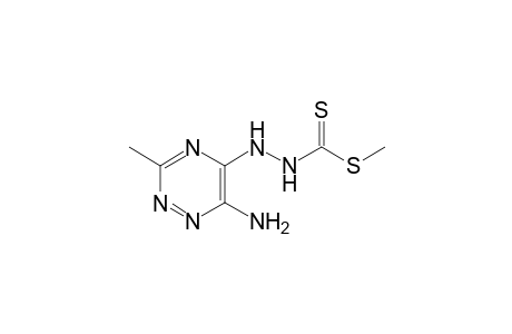 6-Amino-5-[N2-(methylthio)thiocarbonyl]hydrazino-3-methyl-1,2,4-triazine