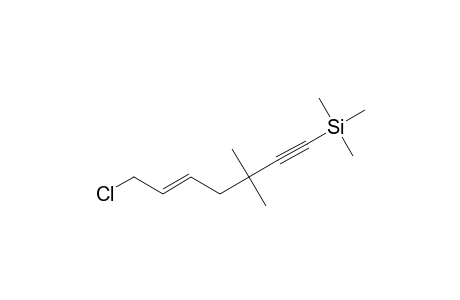 7-CHLORO-3,3-DIMETHYL-1-(TRIMETHYLSILYL)-HEPT-5(E)-EN-1-YNE