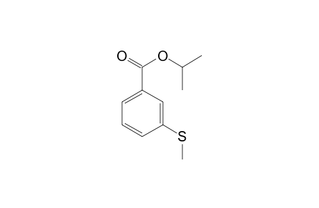 Benzoic acid, 3-(methylthio)-, isopropyl ester