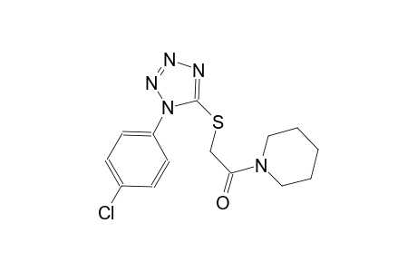 1-({[1-(4-chlorophenyl)-1H-tetraazol-5-yl]sulfanyl}acetyl)piperidine