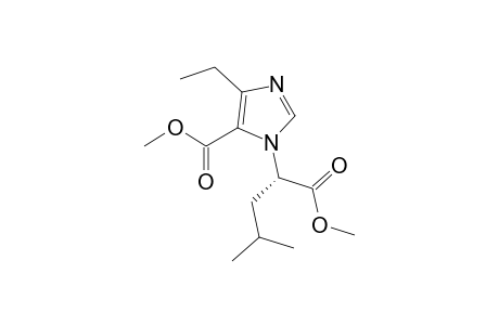 (S)-5-Ethyl-3-(1-methoxycarbonyl-3-methylbutyl)-3H-imidazole-4-carboxylic acid methyl ester