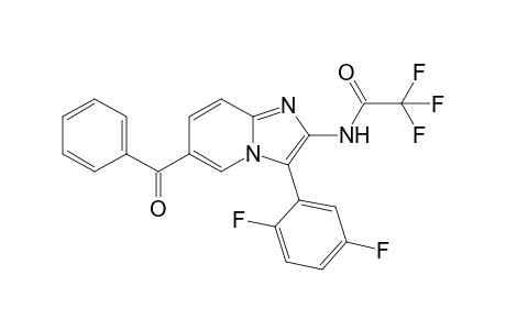 N-[3-[2,5-bis(fluoranyl)phenyl]-6-(phenylcarbonyl)imidazo[1,2-a]pyridin-2-yl]-2,2,2-tris(fluoranyl)ethanamide