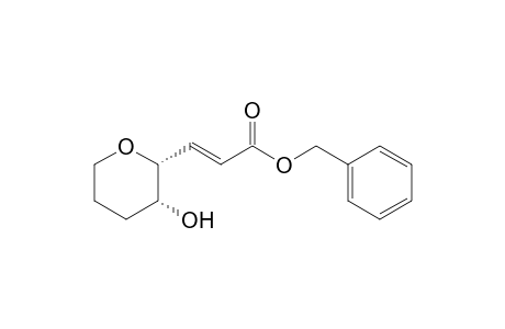 (E)-3-[(2R,3R)-3-hydroxy-2-oxanyl]-2-propenoic acid (phenylmethyl) ester