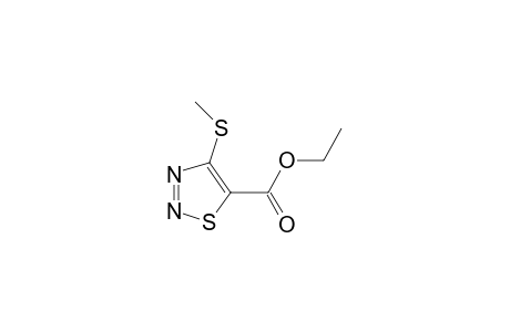 4-(methylthio)-5-thiadiazolecarboxylic acid ethyl ester