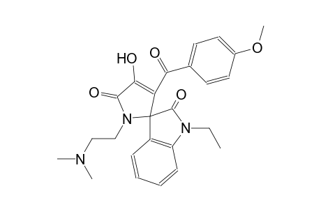 1'-[2-(dimethylamino)ethyl]-1-ethyl-3'-(4-methoxybenzoyl)-4'-methyl-1,1',2,5'-tetrahydrospiro[indole-3,2'-pyrrole]-2,5'-dione