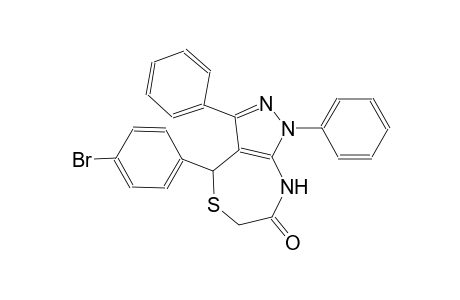 4-(4-Bromo-phenyl)-1,3-diphenyl-4,8-dihydro-1H-pyrazolo[3,4-e][1,4]thiazepin-7-one