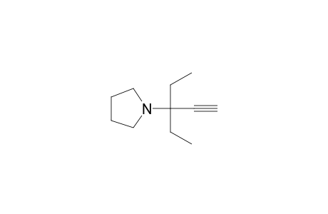 1-(1,1-Diethyl-2-propynyl)pyrrolidine