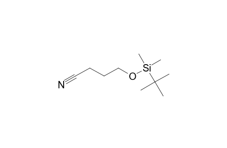 Butanenitrile, 4-[[(1,1-dimethylethyl)dimethylsilyl]oxy]-