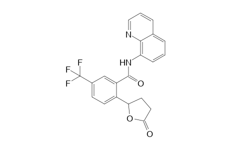 2-(5-oxotetrahydrofuran-2-yl)-N-(quinolin-8-yl)-5-(trifluoromethyl)benzamide