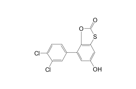 7-(3,4-Dichlorophenyl)-5-hydroxy-1,3-benzoxathiol-2-one