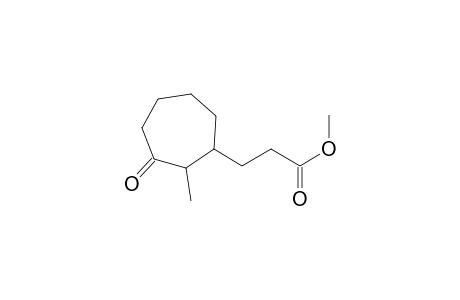 3-(2-Methyl-3-oxocycloheptyl)propionic Acid MethylEster
