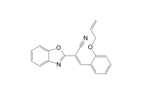 (E)-2-(1,3-benzoxazol-2-yl)-3-(2-prop-2-enoxyphenyl)-2-propenenitrile
