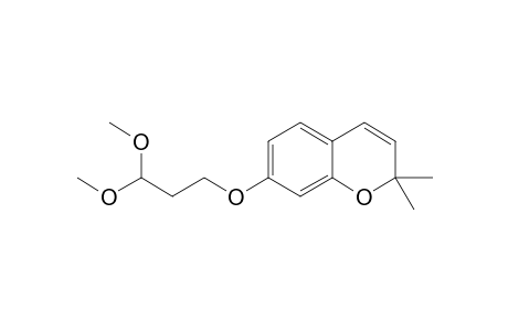 7-(3,3-dimethoxypropoxy)-2,2-dimethyl-1-benzopyran