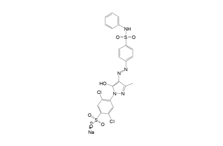 Metanilanilide->1-(2,5-dichlor-4-sulfophenyl)-3-methyl-5-pyrazolon