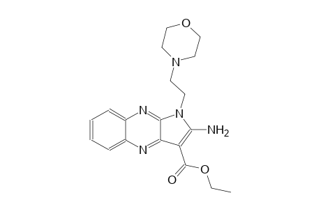 1H-pyrrolo[2,3-b]quinoxaline-3-carboxylic acid, 2-amino-1-[2-(4-morpholinyl)ethyl]-, ethyl ester