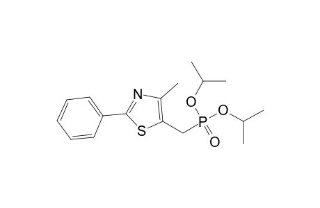Phosphonic acid, [(4-methyl-2-phenyl-5-thiazolyl)methyl]-, bis(1-methylethyl) ester