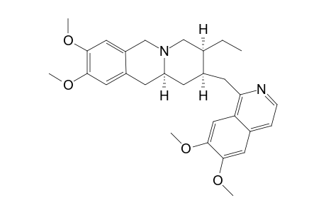 3-Ethyl-2-[(6',7'-dimethoxyisoquinolin-1'-yl)methyl]-1,3,4,6,7,11b-2H-benzo[a]quinolizine