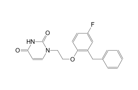2,4(1H,3H)-pyrimidinedione, 1-[2-[4-fluoro-2-(phenylmethyl)phenoxy]ethyl]-