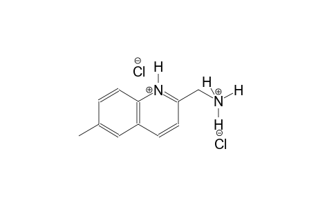 quinolinium, 2-(ammoniomethyl)-6-methyl-, dichloride