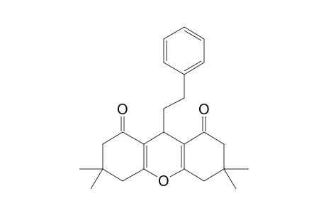 Octahydroxanthen-1,9-dione, 3,3,7,7,-tetramethyl-10-[2-phenylethyl]-