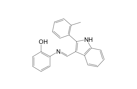N-[(2-(o-Methylphenyl)-1H-indole-3-yl)methylene](o-hydroxy)benezeamine