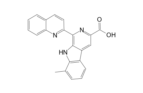4-Methyl-6-(quinolin-2-yl)pyridino[4,5-b]indole-8-carboxylic acid