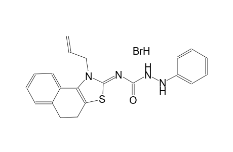 N-((2Z)-1-allyl-4,5-dihydronaphtho[1,2-d][1,3]thiazol-2(1H)-ylidene)-2-phenylhydrazinecarboxamide hydrobromide