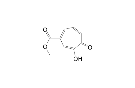 4-Hydroxy-3-keto-cyclohepta-1,4,6-triene-1-carboxylic acid methyl ester