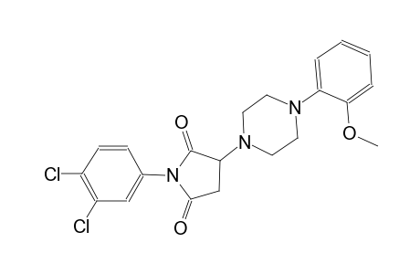 1-(3,4-dichlorophenyl)-3-[4-(2-methoxyphenyl)-1-piperazinyl]-2,5-pyrrolidinedione
