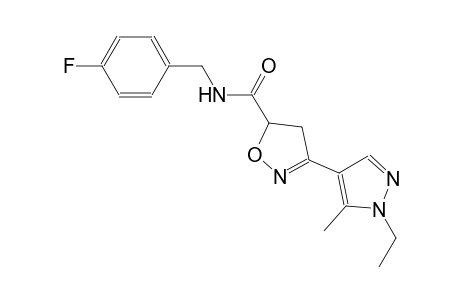 5-isoxazolecarboxamide, 3-(1-ethyl-5-methyl-1H-pyrazol-4-yl)-N-[(4-fluorophenyl)methyl]-4,5-dihydro-