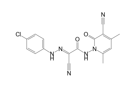 (1E)-N-(4-chloroanilino)-2-[(3-cyano-4,6-dimethyl-2-oxo-1-pyridyl)amino]-2-oxo-acetimidoyl cyanide