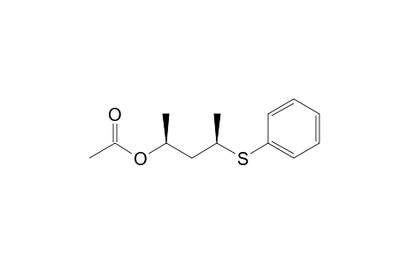 (1S,3R)-1,3-Dimethyl-3-phenylsulfanylpropyl acetate