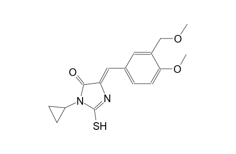 (5Z)-3-cyclopropyl-5-[4-methoxy-3-(methoxymethyl)benzylidene]-2-sulfanyl-3,5-dihydro-4H-imidazol-4-one