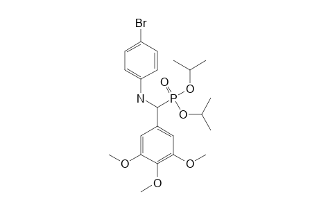 O,O'-DI-ISOPROPYL-ALPHA-(4-BROMOPHENYLAMINO)-3,4,5-TRIMETHOXYBENZYLPHOSPHONATE