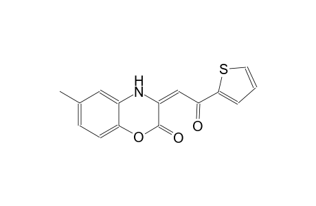(3E)-6-methyl-3-[2-oxo-2-(2-thienyl)ethylidene]-3,4-dihydro-2H-1,4-benzoxazin-2-one