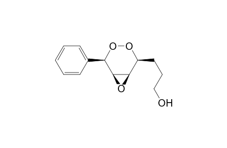 (+-)-3-[(1aS,2S,5R,5aR)-5-Phenylperhydrooxireno[2,3-d[[1,2]dioxin-2-yl]-1-propanol