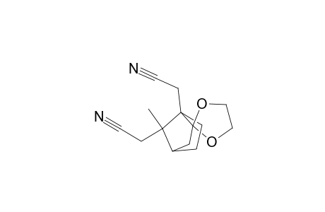 Spiro[bicyclo[2.2.1]heptane-2,2'-[1,3]dioxolane]-1,7-diacetonitrile, 7-methyl-, [1S-(1.alpha.,4.beta.,7S*)]-