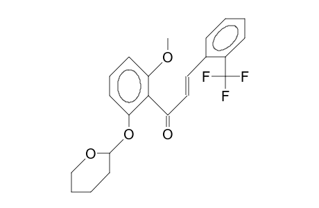 2-Trifluoromethyl-2'-methoxy-6'-(tetrahydro-pyran-2-yl-oxy)-chalcone