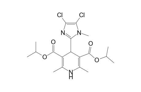 Diisopropyl-1,4-dihydro-2,6-dimethyl-4-(1-methyl-4,5-dichloroimidazole-2-yl)-3,5-pyridine dicarboxylate