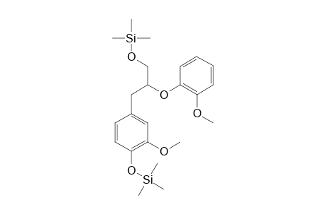 4-(3'-(Trimethylsilyloxy)-3'-(2''-methoxyphenoxy)propyl]-2-methoxy-1-(trimethylsilyloxy)benzene