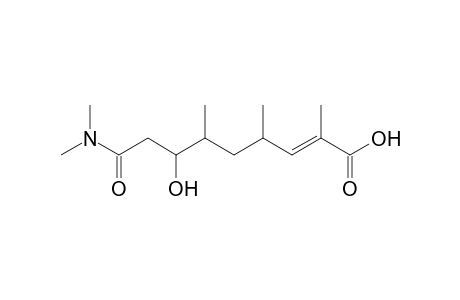 (2E)-9-(Dimethylamino)-7-hydroxy-2,4,6-trimethyl-9-oxo-2-nonenoic acid